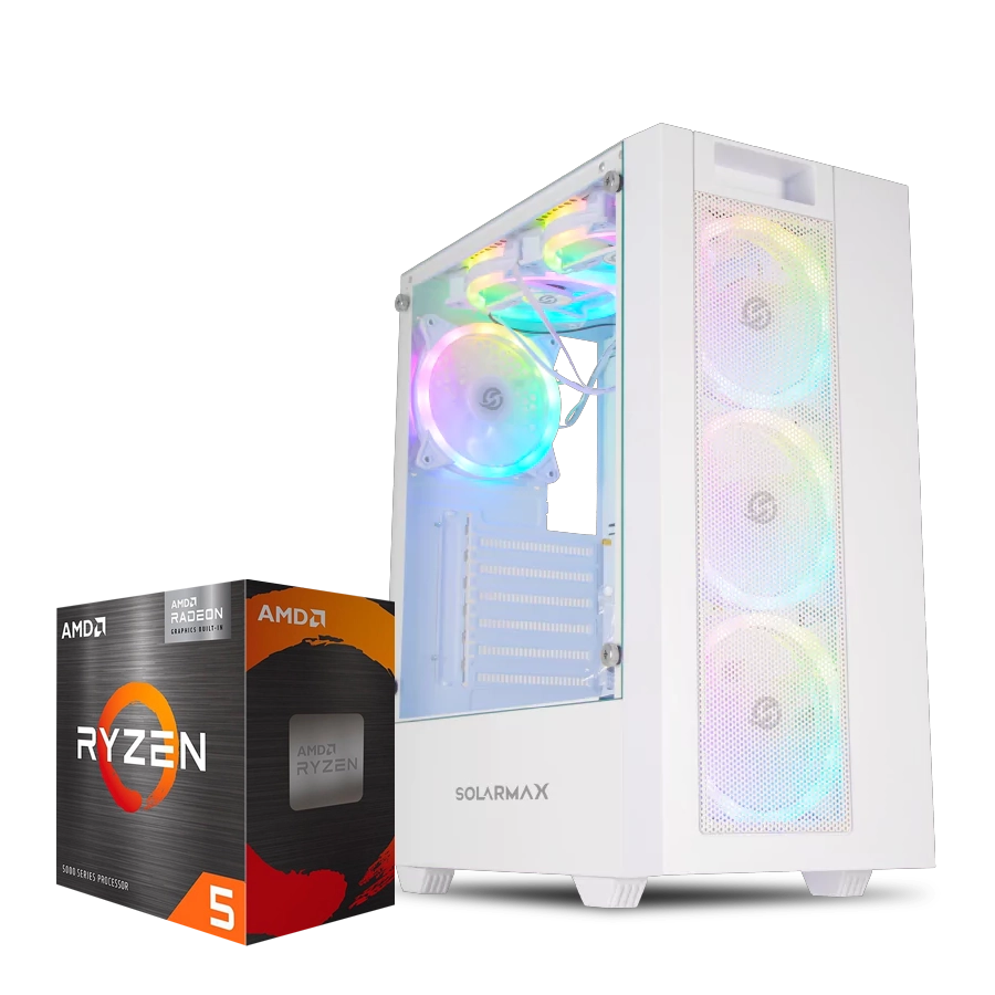 Pc Armada Gamer AMD Ryzen Ryzen 5 5600GT + A520M + 16GB + SSD 256GB + 750W 80 PLUS Bronce