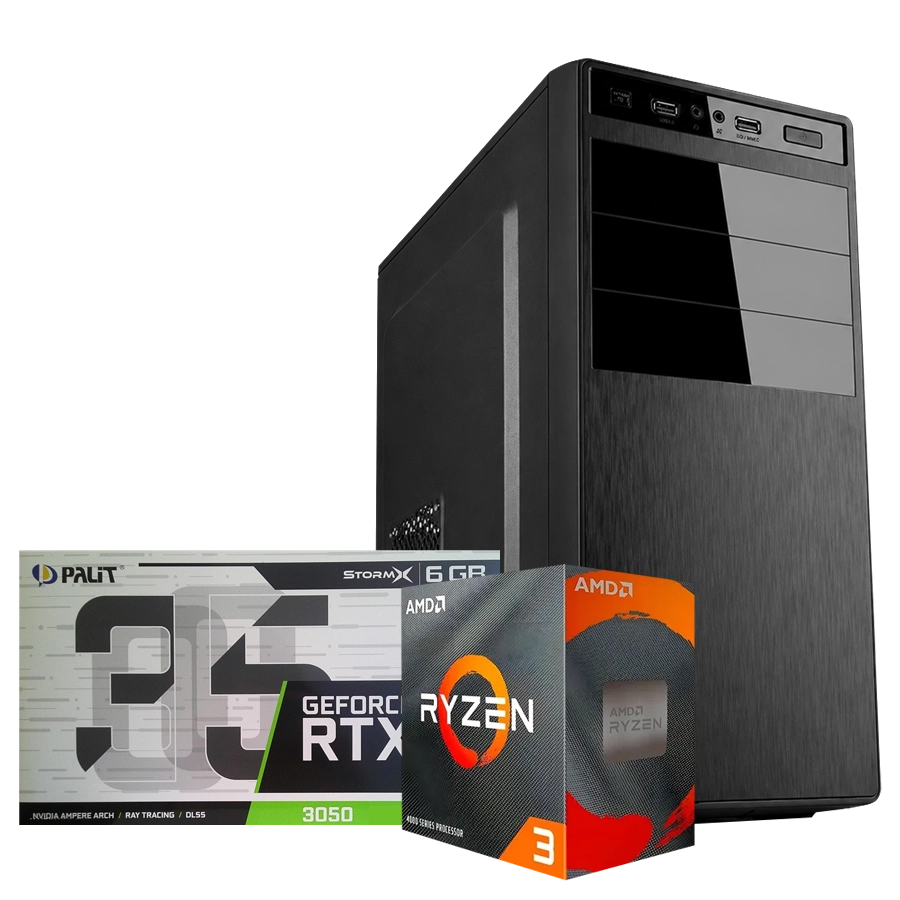 PC Armada Ryzen 5 5600GT + A520M + 2x8 16GB Fuente 500W 