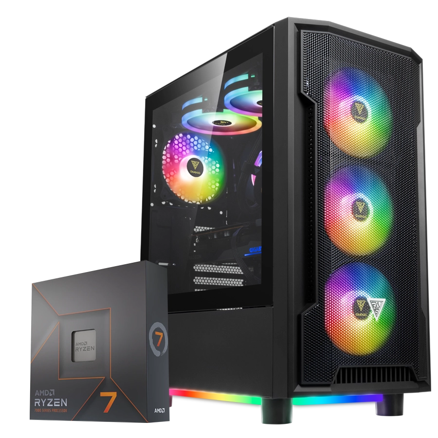 PC Armada Gamer AMD Ryzen 7 9800X3D + B650M + 32GB + NVIDIA RTX 3080 Ti 12GB + M2 1TB
