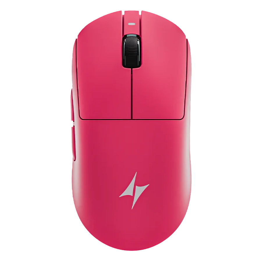 Mouse Inalámbrico Gamer ATK A9 PLUS 2.0 26K DPI 1000Hz 57g PAW3395 BT/2.4G/USB Recargable Rosa
