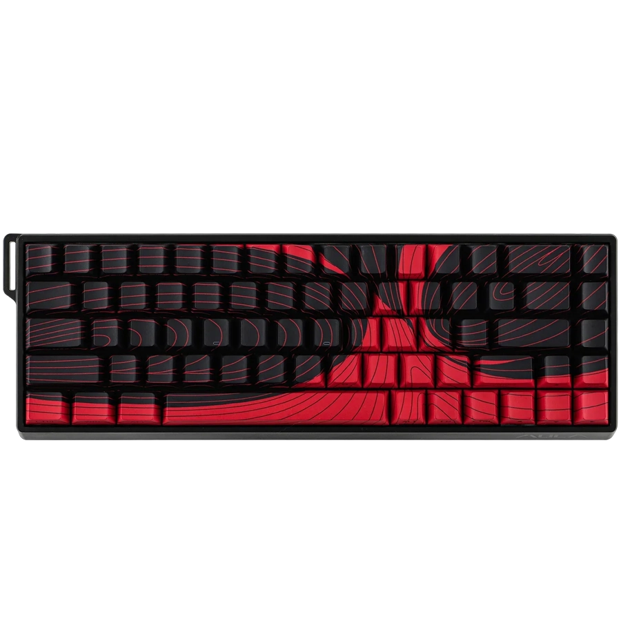 Teclado Magnético Aula WIN68HE MAX 65% 8000Hz RGB Switch Wing Chun Negro/Rojo Inglés US
