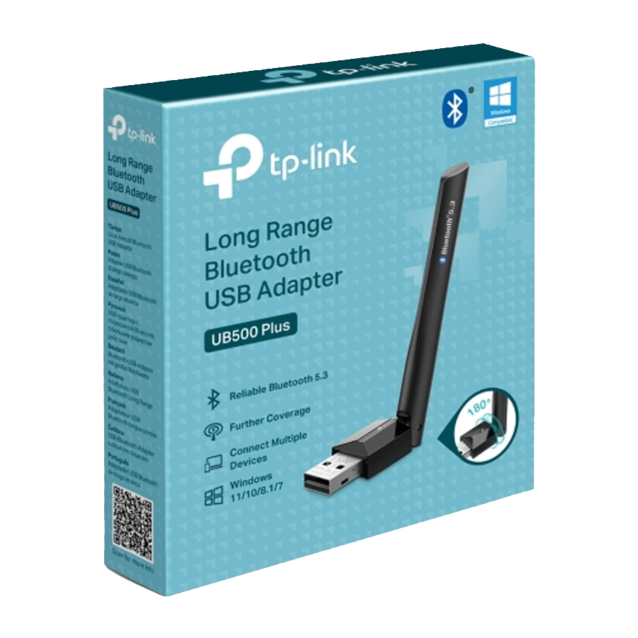 Adaptador Bluetooth TP-Link UB500 Plus BT 5.3 USB Antena