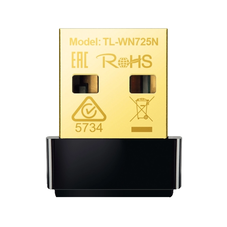 ADAPTADOR WIFI TP-LINK TL-WN725N V3.0 NANO USB 150MBPS 2.4GHZ