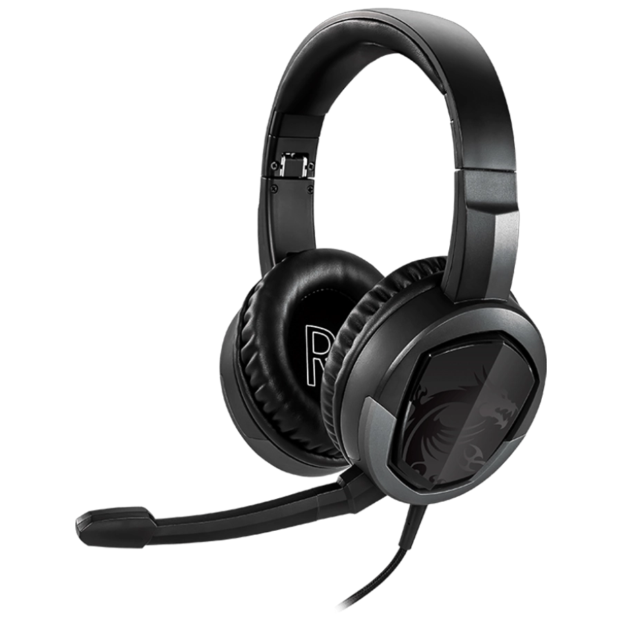 Auriculares Headset Gamer MSI IMMERSE GH30 V2 40mm 3.5mm Mic Desmontable