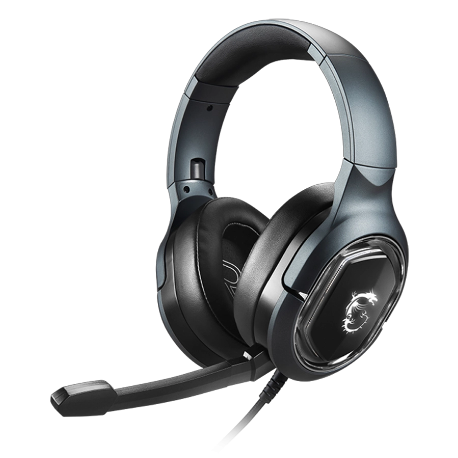 Auriculares Headset Gamer MSI IMMERSE GH50 7.1 Surround 40mm RGB USB Mic Desmontable