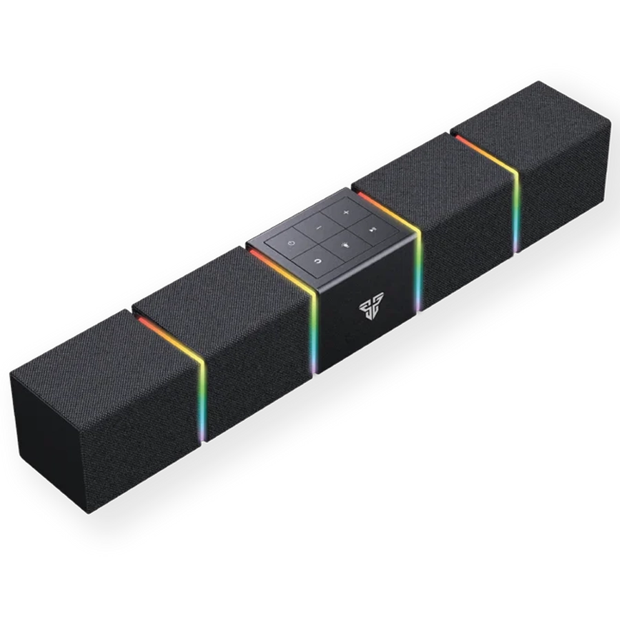 Barra de Sonido Portátil Gamer Fantech GROOVE BAR PRO BS163 10W 52mm Mic RGB BT USB Negro