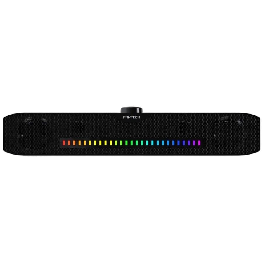 Barra de Sonido Gamer Fantech GS303 Groove Bar 6W 2" RGB BT 3.5mm Negro