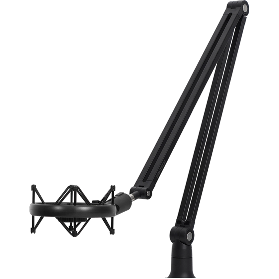 Brazo para Micrófono Fantech AC902s Studio Series Acero 80cm 270° C-clamp Shock Mount Negro