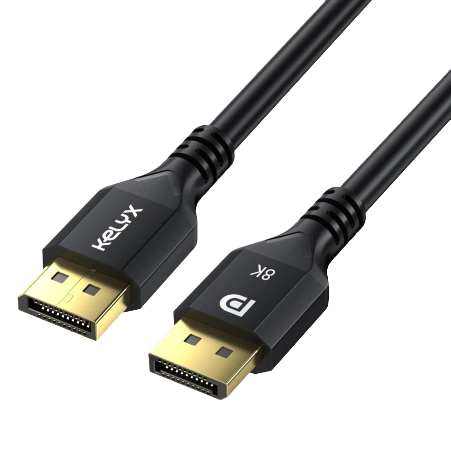 Cable DisplayPort Kelyx DP 1.4 3m 48Gbps HDR 8K 60Hz / 4K 120Hz / 2K 240Hz