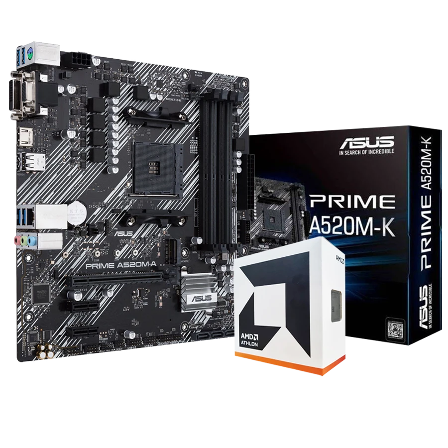 Combo Actualización: AMD Athlon 3000G + A520M