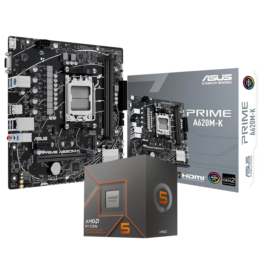 Combo Actualización AMD Ryzen 5 8500G + ASUS PRIME A620M-K