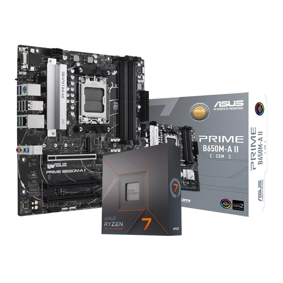 Combo Actualización AMD Ryzen 7 7700X + B650M A II PRIME CSM