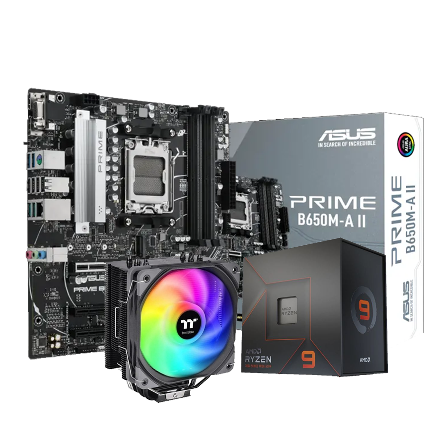 Combo Actualización AMD Ryzen 9 7900X + B650M + UX200 SE
