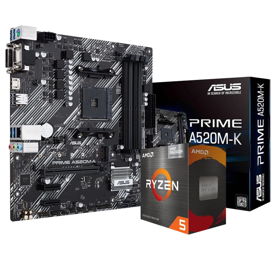 Combo Actualización: Ryzen 5 5600G + A520M