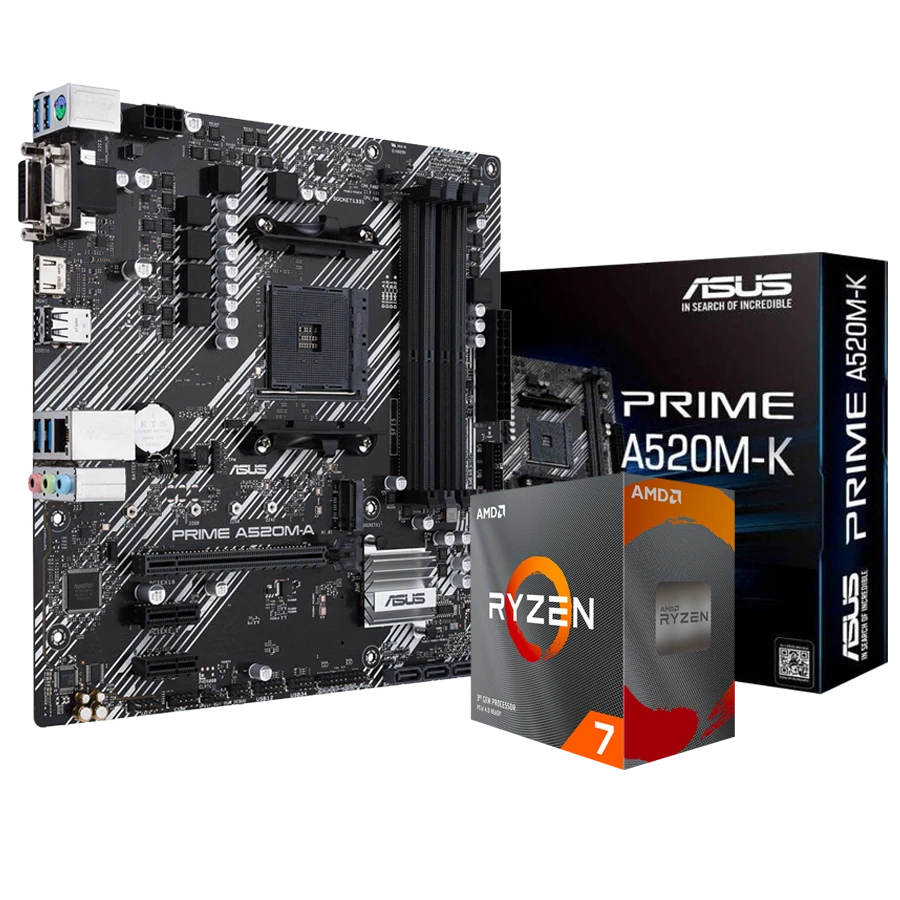 COMBO ACTUALIZACIÓN RYZEN 7 5700X + A520M *REQUIERE DISIPADOR Y PLACA DE VIDEO*