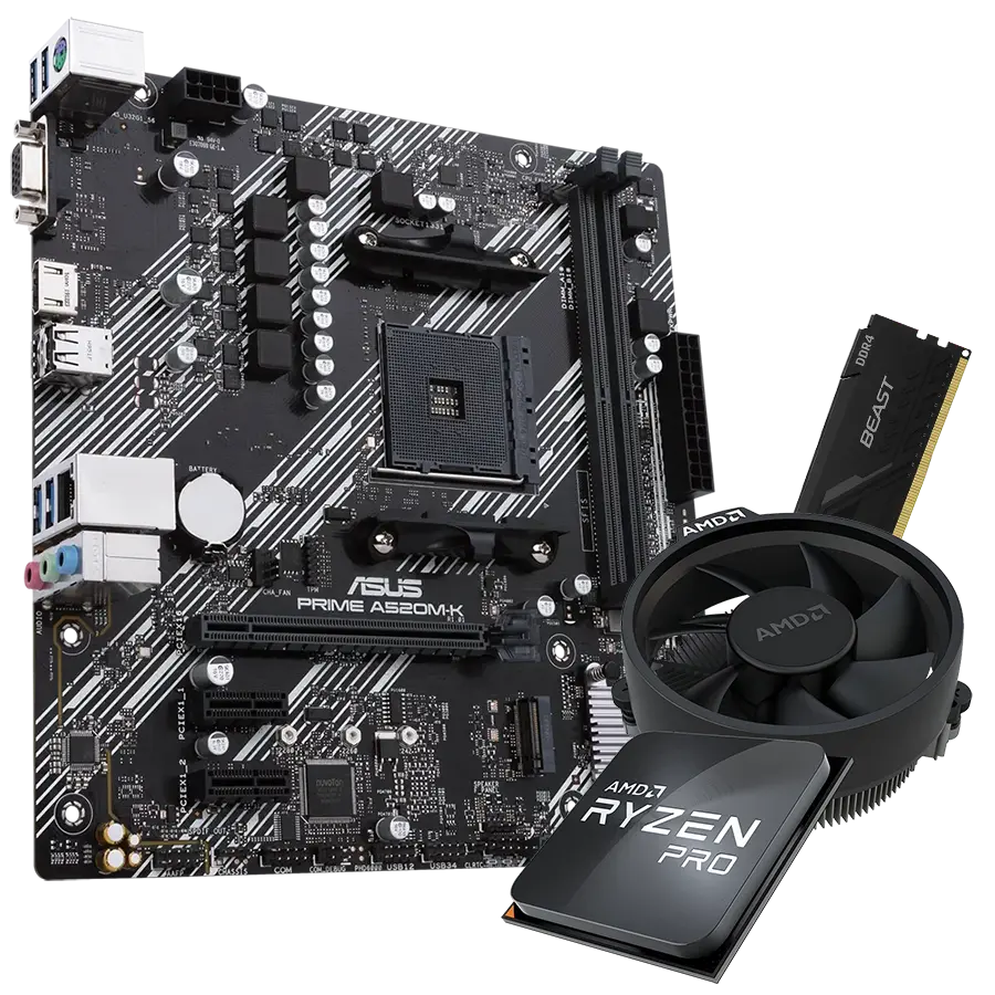 Combo de Actualización: Ryzen 5 4650G + A520M K Prime + 16GB 3200Mhz