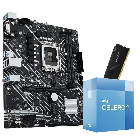Combo de Actualizacion Celeron G6900 + H610M + 16GB