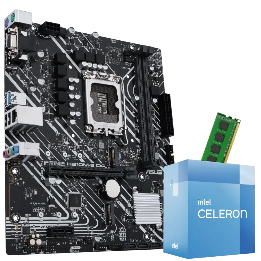 Combo de Actualizacion Celeron G6900 + H610M + 8GB