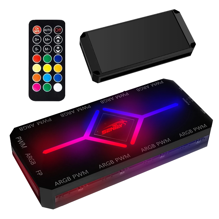 CONTROLADORA ARGB SENTEY GS-1000 9XPWM+ARGB C/ CTRL. REMOTO
