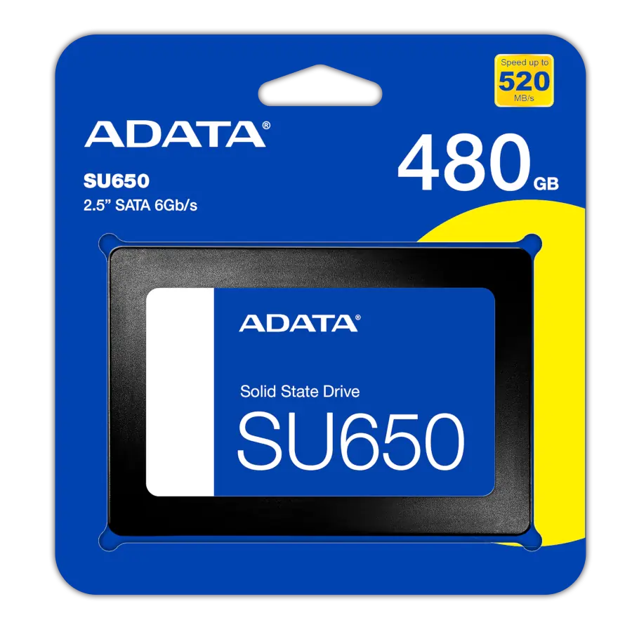 Disco Sólido SSD ADATA Ultimate SU650 480GB SATA 520MB/s 2.5"
