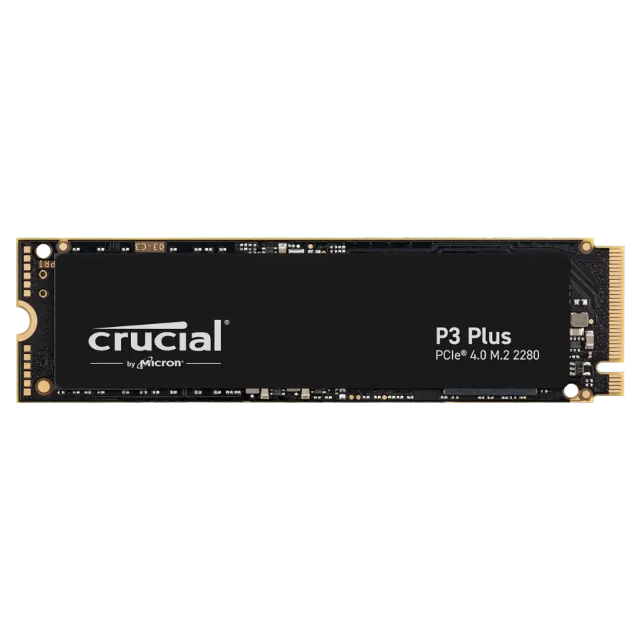 Disco Sólido SSD Crucial P3 Plus 500GB M.2 2280 NVMe PCIe Gen4 x4 4700MB/s
