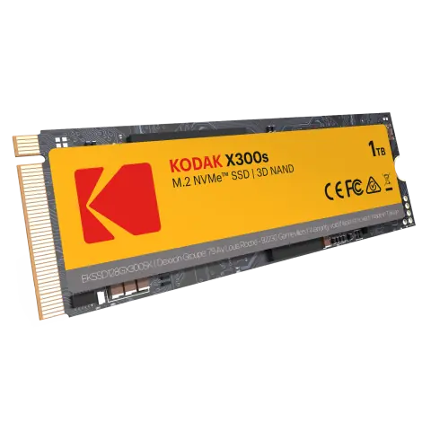 Disco Sólido SSD KODAK X300s 1TB M.2 2280 NVMe PCIe Gen3x4 2500MB/s