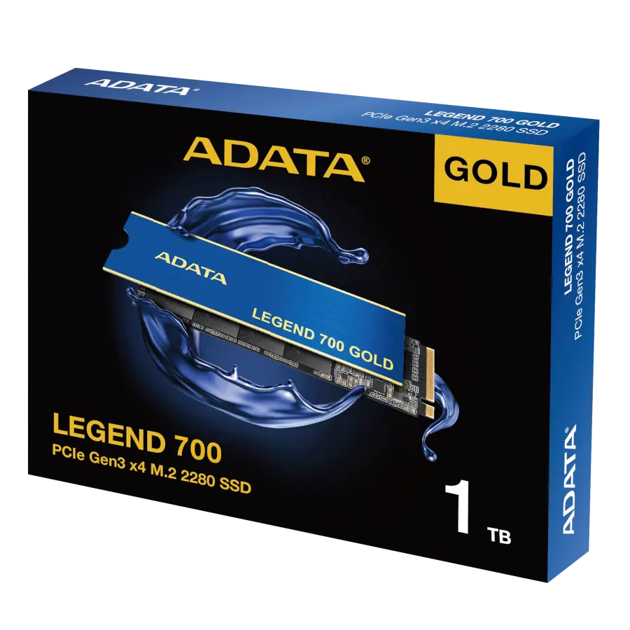 DISCO SÓLIDO SSD M.2 ADATA LEGEND 700 GOLD 1TB GEN3 X4 NVME 1.3 2000MB/S