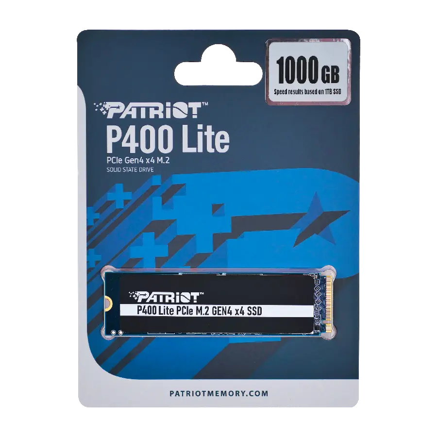 DISCO SÓLIDO SSD M.2 PATRIOT P400 LITE 1TB GEN4 X4 NVME 1.4 3500MB/S