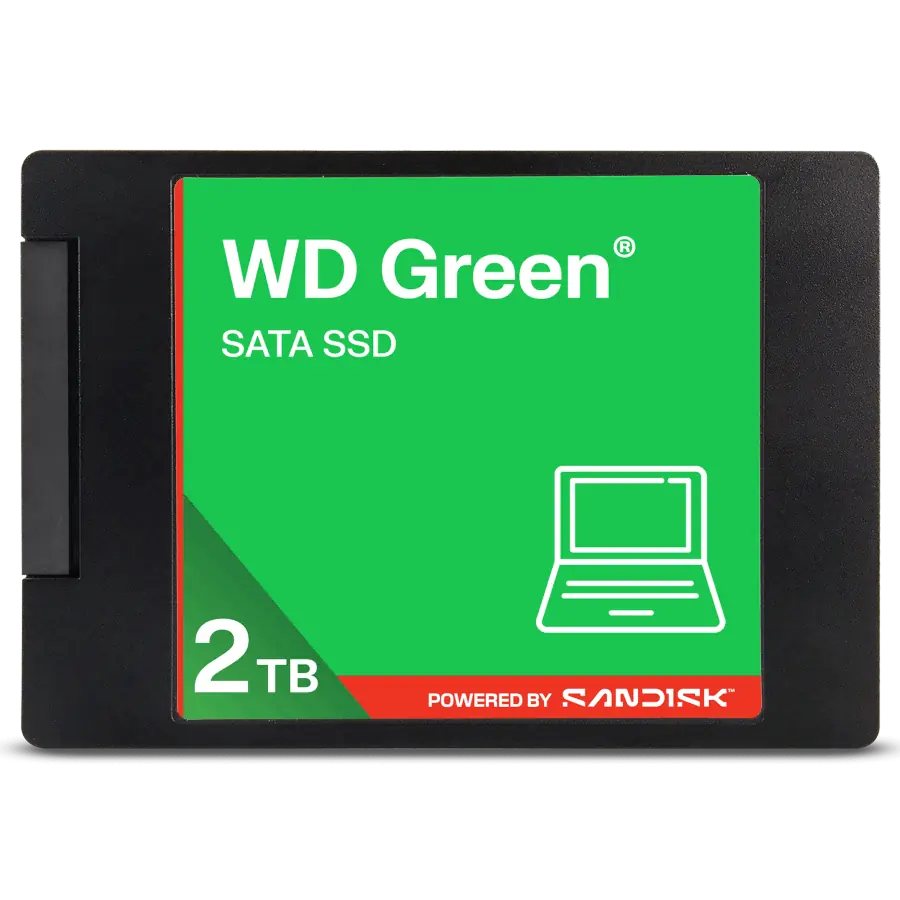 DISCO SÓLIDO SSD WESTERN DIGITAL WD GREEN 2TB 2.5" SATA 545MB/S