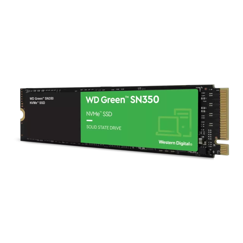 Disco Sólido SSD Western Digital WD Green SN350 1TB M.2 2280 NVMe 1.3 PCIe 3.0 x4 TLC 2400MB/s