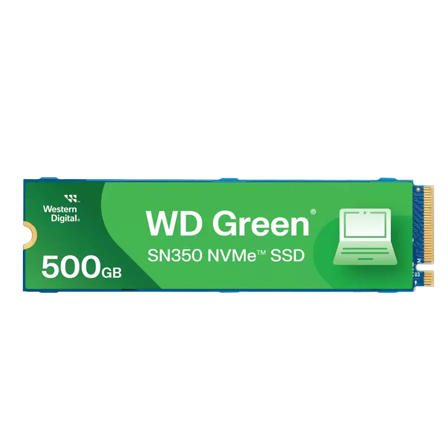 Disco Sólido SSD Western Digital WD Green SN350 500GB M.2 2280 NVMe 1.3 PCIe 3.0 x4 2400MB/s