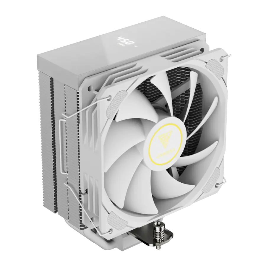 Disipador Air Cooler CPU GAMDIAS BOREAS E2-41D WH 159mm Monitor Blanco AMD Intel comp. AM5 LGA1700