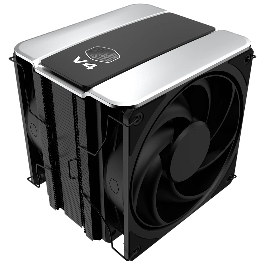 DISIPADOR CPU COOLER MASTER V4 ALPHA 3DHP 161MM DUAL FAN 120MM 2050 RPM PWM 4PIN NEGRO AM5 1851