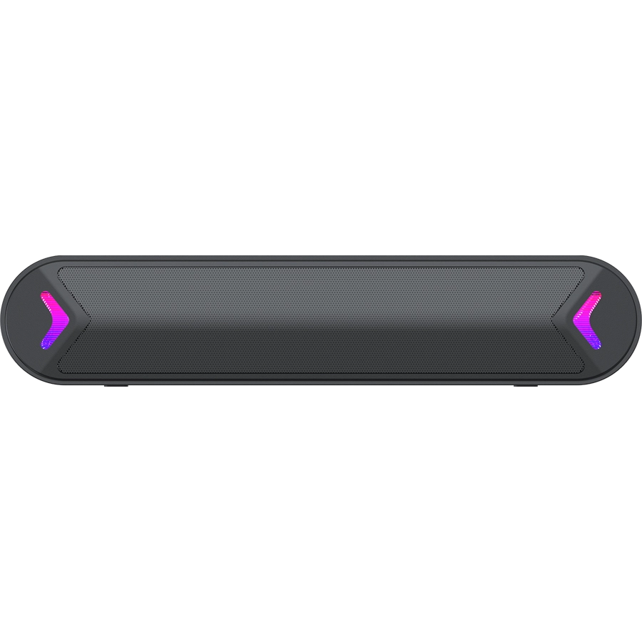 PARLANTE PORTÁTIL GAMER FANTECH GROOVE BAR BS160 52MM 6W MICRÓFONO RGB BT MICROSD USB 3.5MM NEGRO