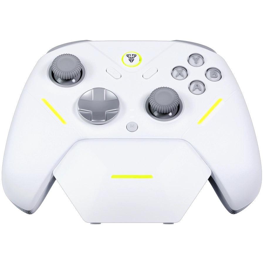 CONTROL GAMEPAD INALÁMBRICO FANTECH ZENITH PRO WGP18 MECÁNICO DOCK BT 2.4G USB PC SWITCH 2 BLANCO