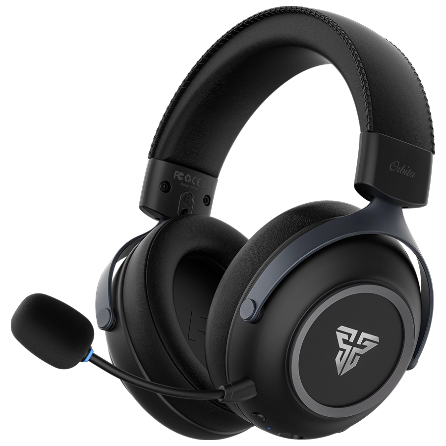 AURICLARES INALÁMBRICOS PREMIUM FANTECH ORBITA WHG07 HI-FI 7.1 SURROUND 53 MM 2.4G BT USB TRRS NEGRO
