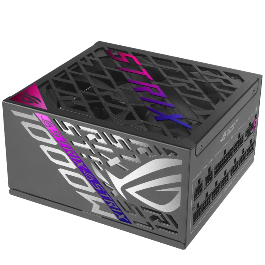 FUENTE ASUS ROG STRIX 1000P GAMING 80 PLUS PLATINUM FULL MODULAR ATX 3.1 PCIE 5.1 NEGRO