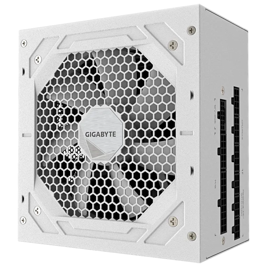 FUENTE GIGABYTE UD1000GM PG5 V2 ICE 80 PLUS GOLD FULL MODULAR ATX 3.1 PCIE 5.1 BLANCO