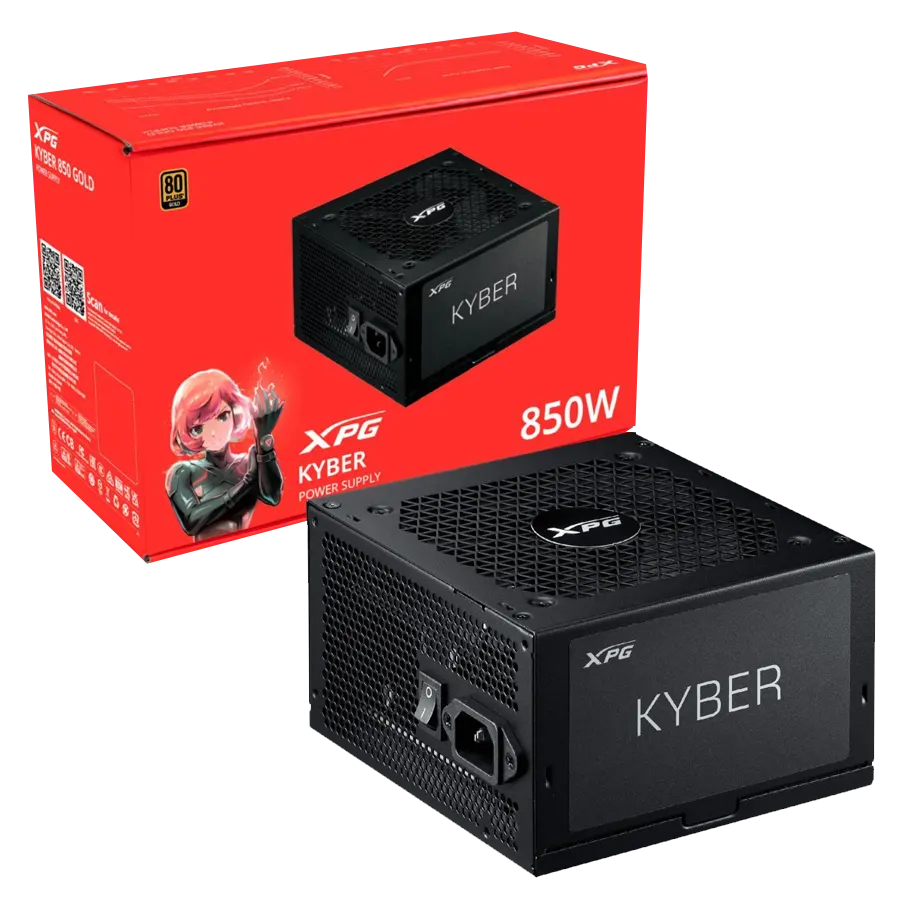 Fuente XPG KYBER 850W 80 PLUS Gold Full Modular ATX3.1 12V-2x6