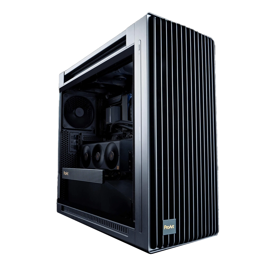 Gabinete ASUS ProArt PA602 Mid Tower E-ATX USB-C 3.2 Gen2x2 3xFan 2x200mm 1x140mm