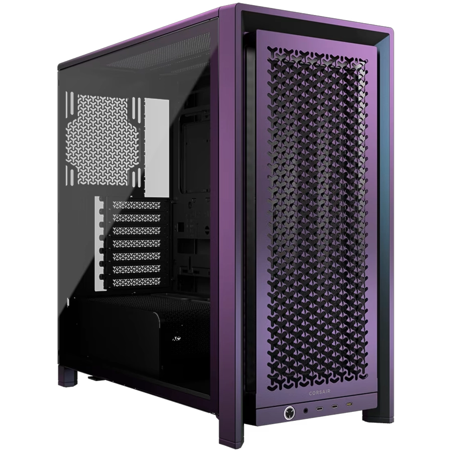 GABINETE CORSAIR FRAME 4000D VAULT SERIES GALAXY MID TOWER E-ATX BTF TG 3X USB-C INFINIRAIL