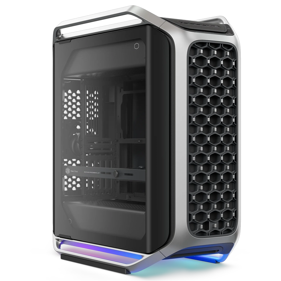 GABINETE COOLER MASTER COSMOS ALPHA FULL TOWER E-ATX EEB TG FAN 2X200MM 1X120MM C/ SOPORTE VGA