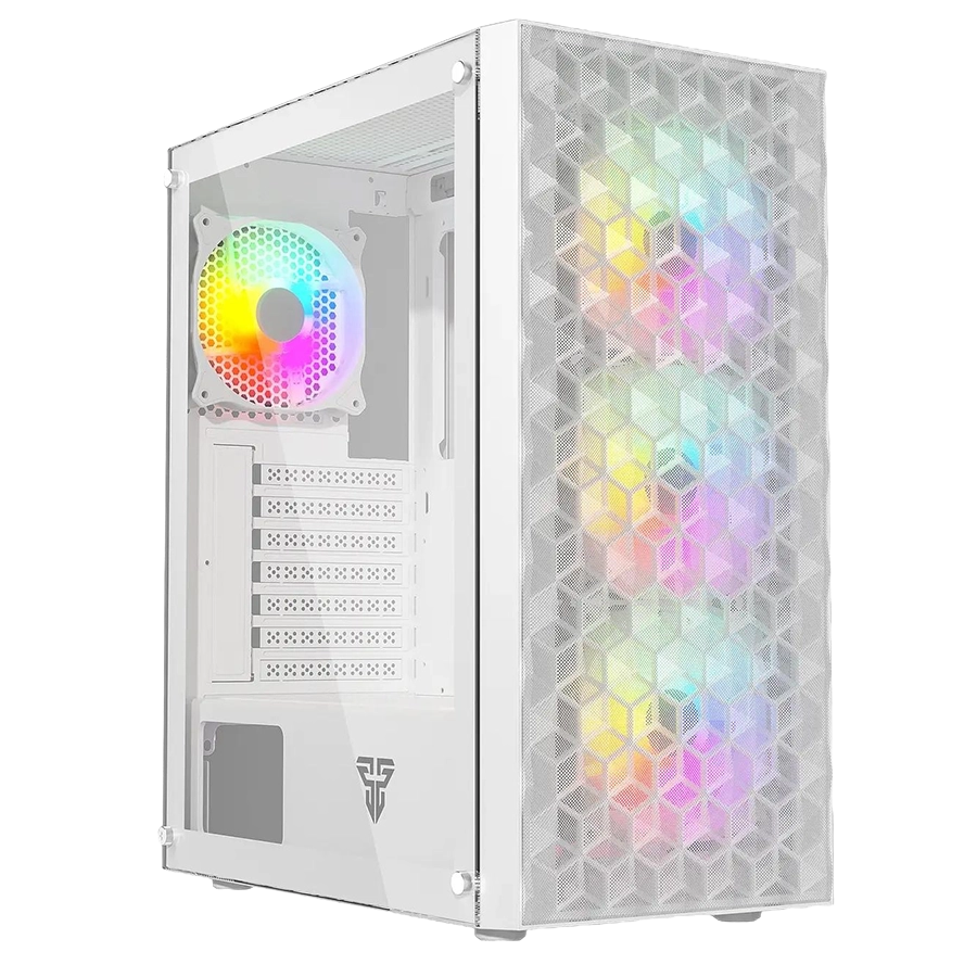 GABINETE FANTECH CG83 AERO 2 MID TOWER ATX TG 4XFAN FRGB BLANCO
