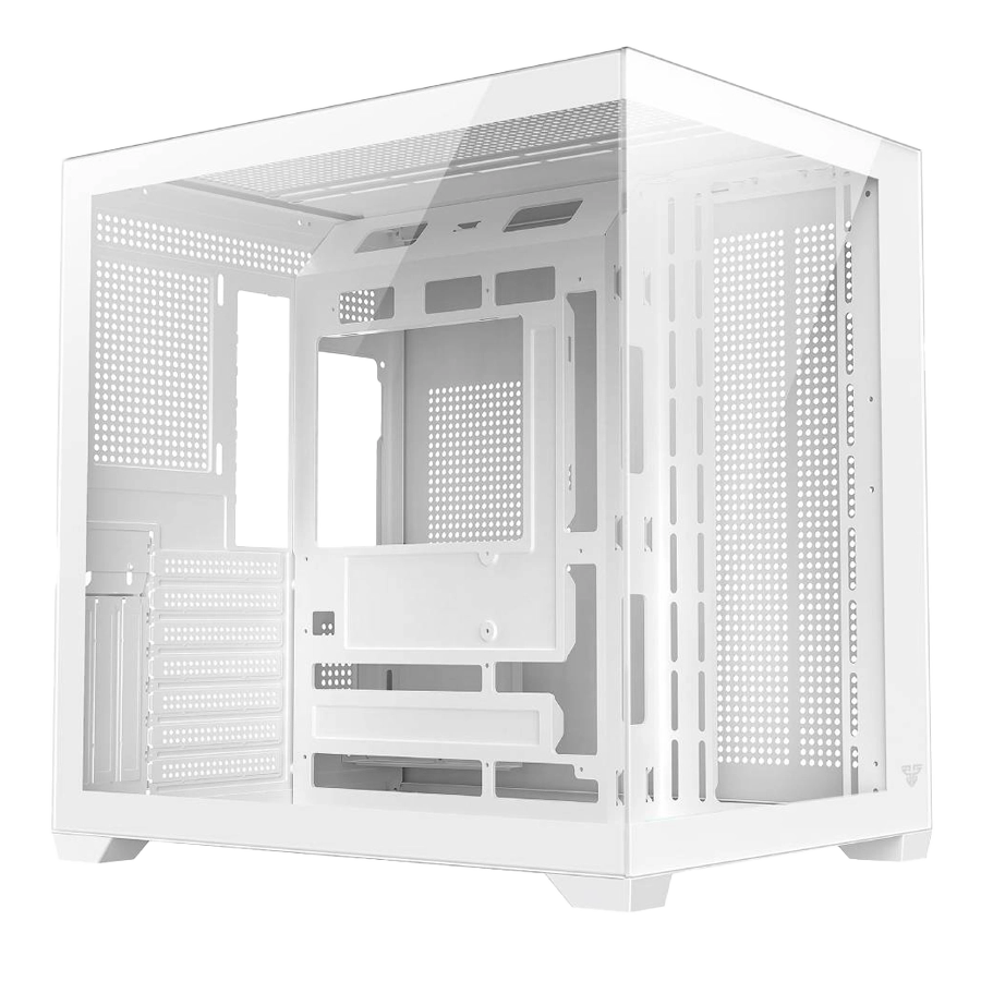 GABINETE FANTECH LUMINA CG85 MID TOWER ATX TG USB-C 6XFAN FRGB BLANCO