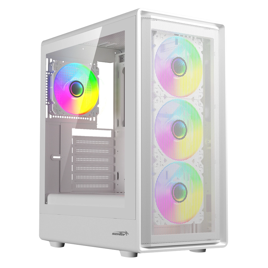 GABINETE SENTEY M40 MID TOWER ATX MESH TG 4X FAN ARGB