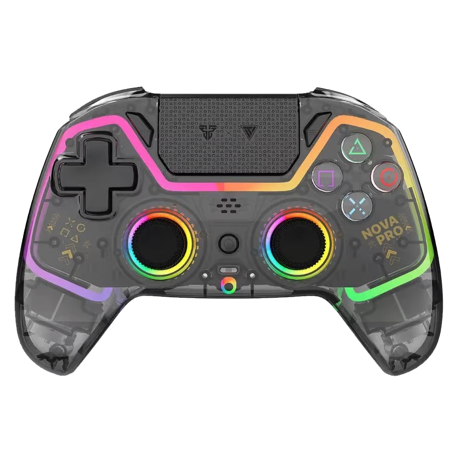 GAMEPAD BLUETOOTH MULTIPLATAFORMA FANTECH NOVA PRO WGP14V2 ATOMIC TURBO MACRO VIBRACIÓN USB NEGRO