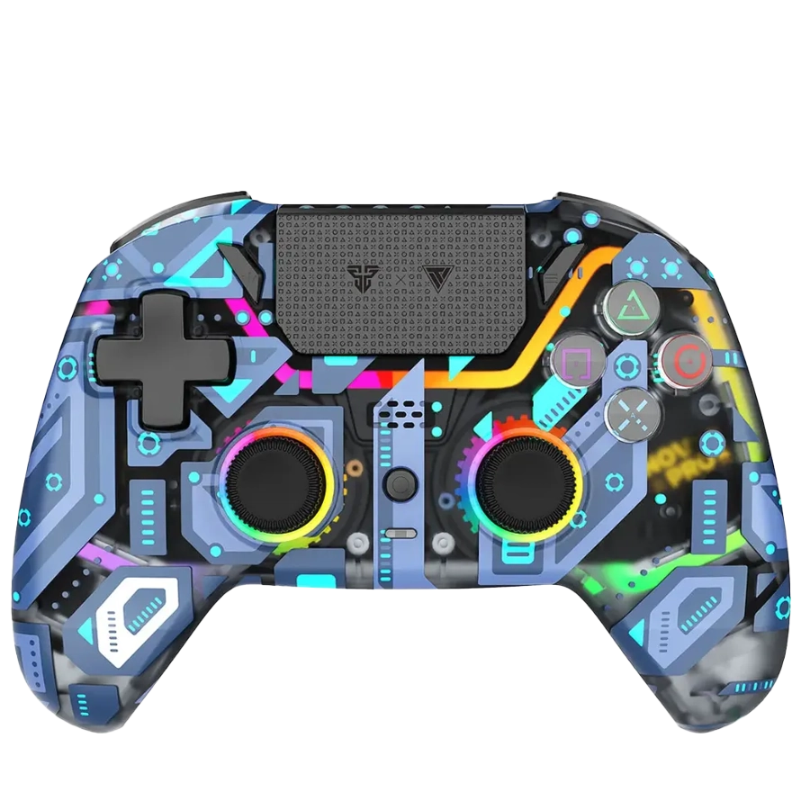 GAMEPAD BLUETOOTH MULTIPLATAFORMA FANTECH NOVA PRO WGP14V2 POLARIS TURBO MACRO VIBRACIÓN USB AZUL