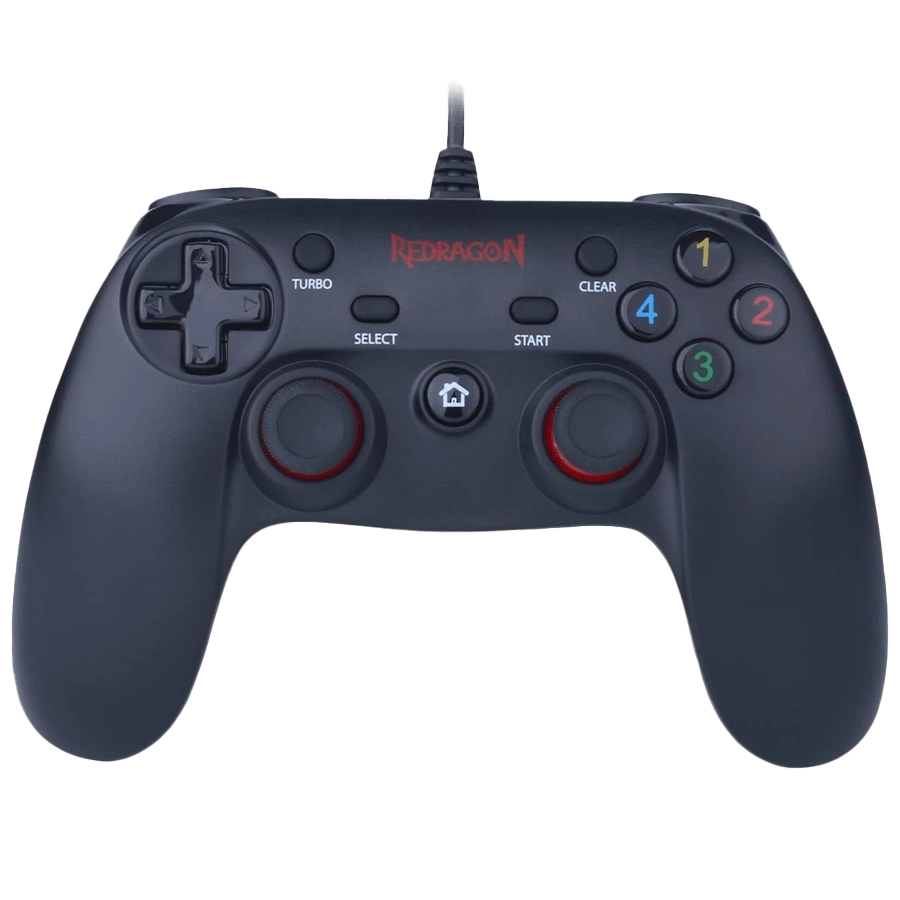 Gamepad Redragon Saturn G807 Vibración XInput/DInput USB PC PS3