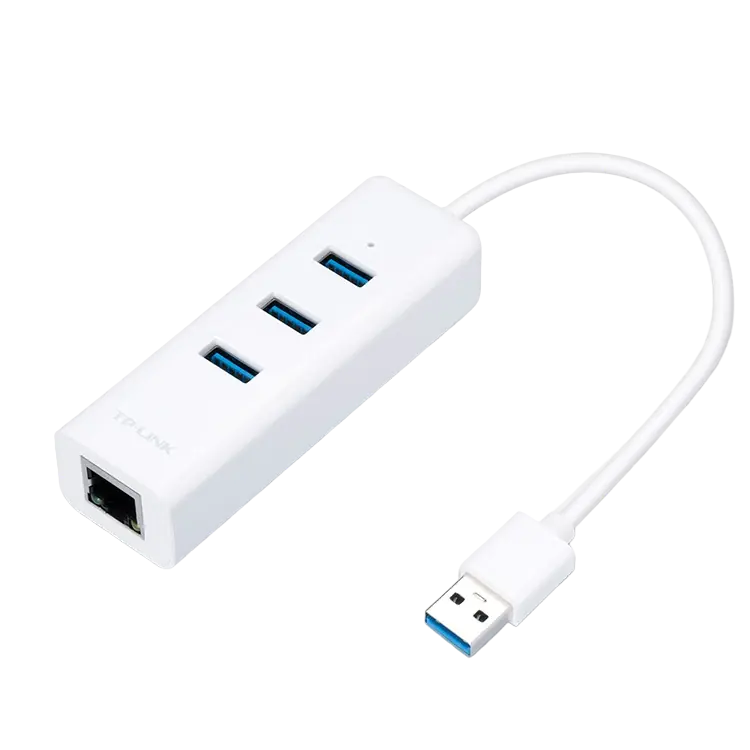 Hub USB + Adaptador de Red TP-Link UE330 3x USB 3.0 Ethernet Gigabit