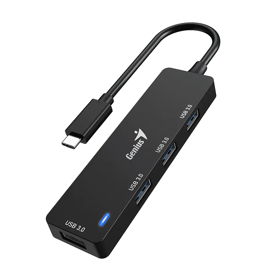 Hub USB Genius UH-400 USB-C 3.0 a 4x USB-A 3.0